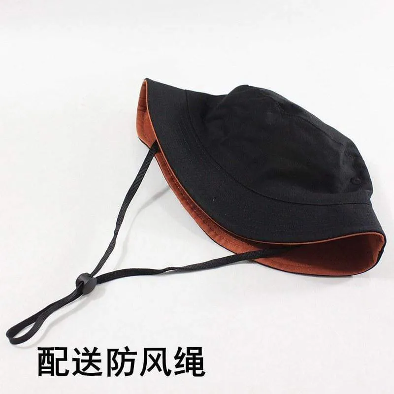 Große Fischerhüte, großer Kopf, Sommersonnenhut für Männer, zwei Seiten tragen Panama-Kappen, Übergrößen, Fischerhüte 57-59 cm, 60-62 cm, 63-64 cm