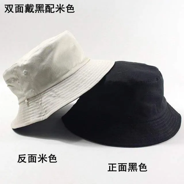 Große Fischerhüte, großer Kopf, Sommersonnenhut für Männer, zwei Seiten tragen Panama-Kappen, Übergrößen, Fischerhüte 57-59 cm, 60-62 cm, 63-64 cm