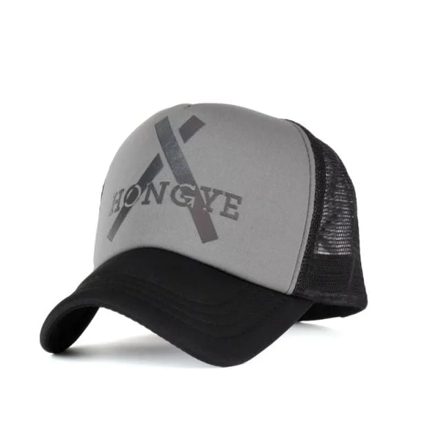 Fünf-Sterne-Muster Baseball-Cap Frauen Outdoor Baseball-Mütze Atmungsaktiv Männer Frauen Sommer Mesh Caps Snapback Gorras
