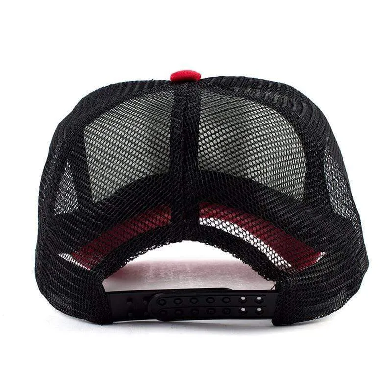 Fünf-Sterne-Muster Baseball-Cap Frauen Outdoor Baseball-Mütze Atmungsaktiv Männer Frauen Sommer Mesh Caps Snapback Gorras