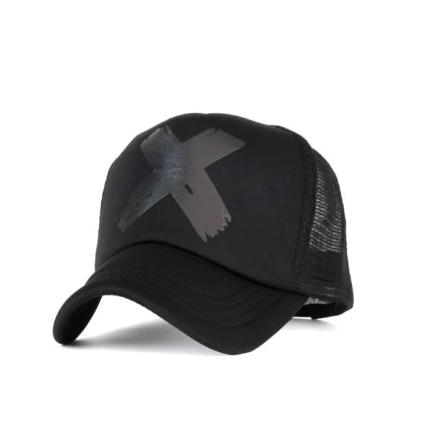 Fünf-Sterne-Muster Baseball-Cap Frauen Outdoor Baseball-Mütze Atmungsaktiv Männer Frauen Sommer Mesh Caps Snapback Gorras