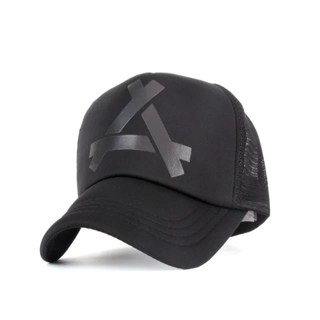 Fünf-Sterne-Muster Baseball-Cap Frauen Outdoor Baseball-Mütze Atmungsaktiv Männer Frauen Sommer Mesh Caps Snapback Gorras