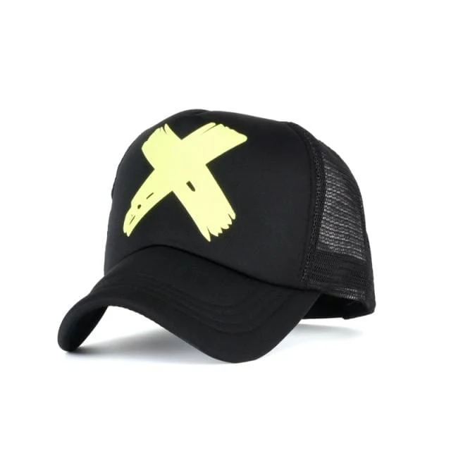 Fünf-Sterne-Muster Baseball-Cap Frauen Outdoor Baseball-Mütze Atmungsaktiv Männer Frauen Sommer Mesh Caps Snapback Gorras