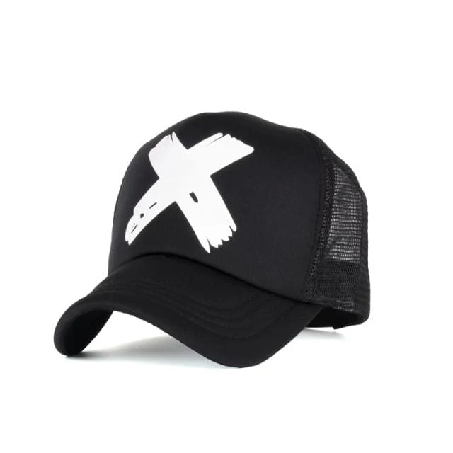 Fünf-Sterne-Muster Baseball-Cap Frauen Outdoor Baseball-Mütze Atmungsaktiv Männer Frauen Sommer Mesh Caps Snapback Gorras