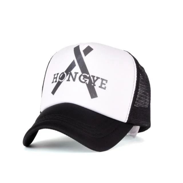 Fünf-Sterne-Muster Baseball-Cap Frauen Outdoor Baseball-Mütze Atmungsaktiv Männer Frauen Sommer Mesh Caps Snapback Gorras