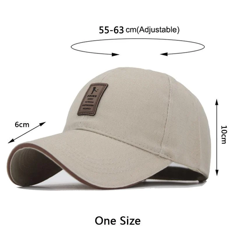 Baumwolle Baseball Cap Snapback Hüte Für Männer Frauen Gorras Casquette Knochen Trucker Männer Sport Flache Papa Männliche Kappe Hut