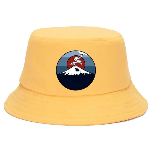 Strand-Bucket-Cap, Unisex-Baumwoll-Bucket-Hüte, Damen und Herren, Sommer-Sonnenschutzhut, einfarbig, Sonnenhaube, Outdoor-Fischerhut