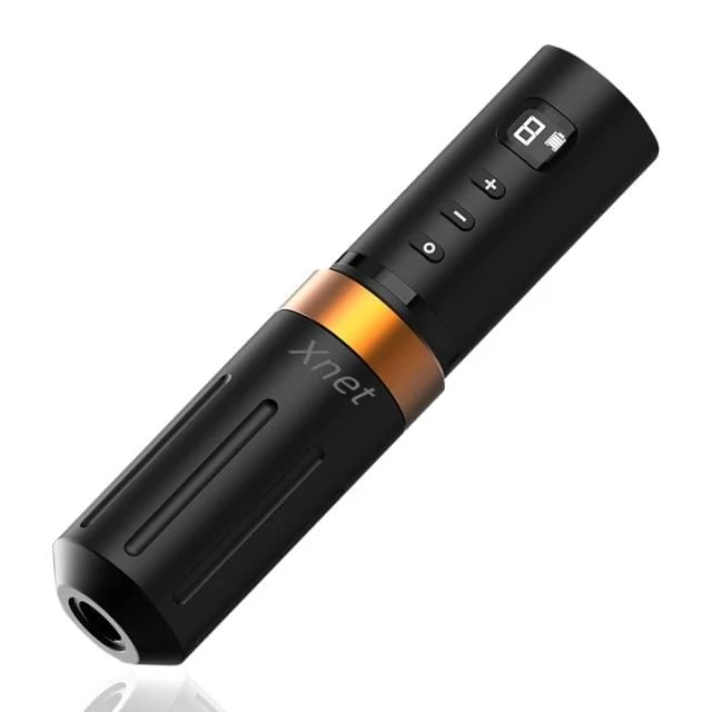 Tragbarer kabelloser Tattoo-Stift, starker kernloser Motor, abnehmbares Design, 1800 mAh Lithium-Akku, schnelle Aufladung