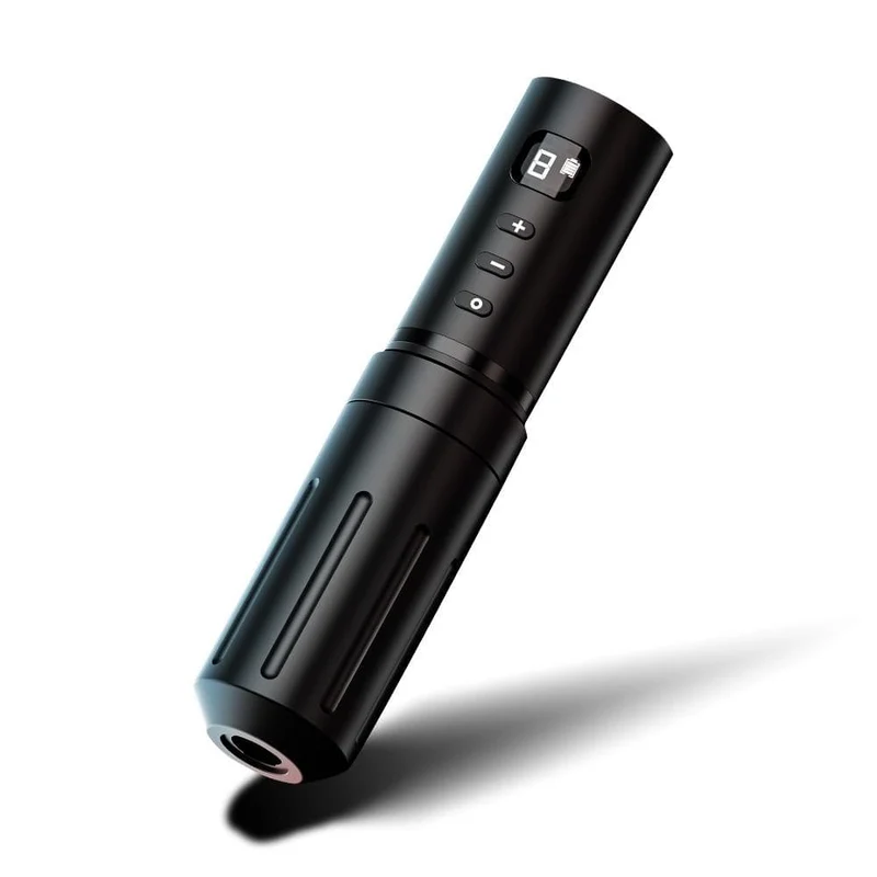 Tragbarer kabelloser Tattoo-Stift, starker kernloser Motor, abnehmbares Design, 1800 mAh Lithium-Akku, schnelle Aufladung