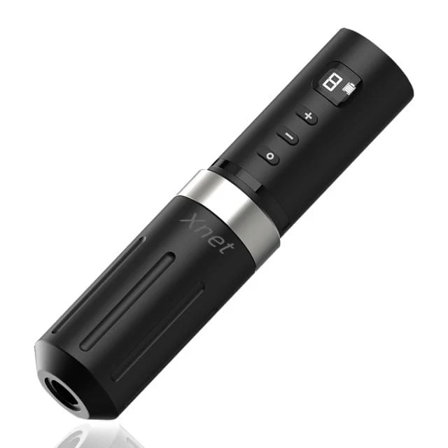 Tragbarer kabelloser Tattoo-Stift, starker kernloser Motor, abnehmbares Design, 1800 mAh Lithium-Akku, schnelle Aufladung
