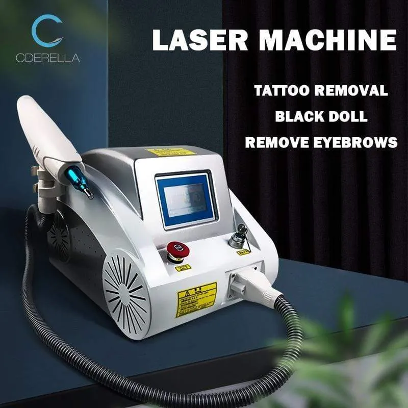 Q-geschaltete Nd-Yag-Lasermaschine zur Tätowierungsentfernung, Faltenentferner, Schönheits-Spa-Salon