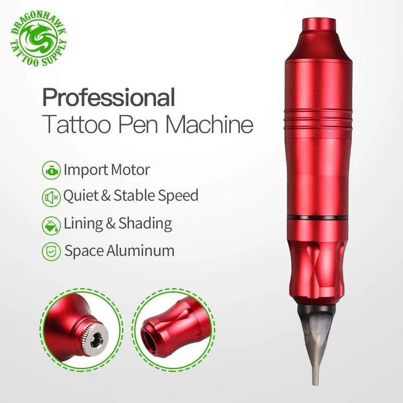 Tattoo Permanent Make-up Set Rotary Pen Maschine Tattoo Kits Mini Power Pedal Tattoo Studio Sortiment