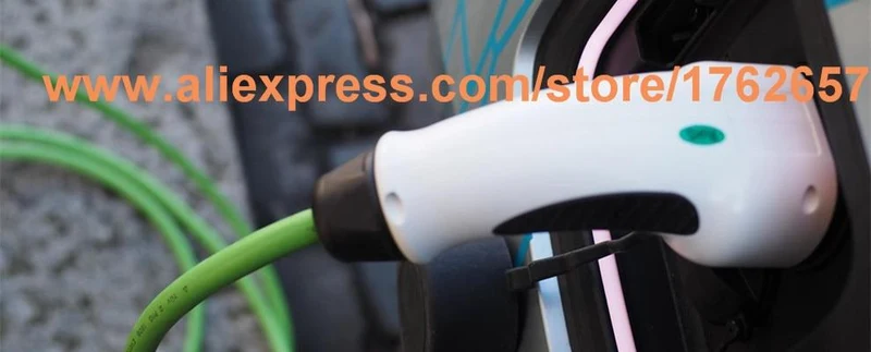 32 A 22 kW EV-Stecker IEC62196 3-Phasen-Ladestation für Elektrofahrzeuge, grünes Kabel vom Typ 2 auf Typ 2, Mennekes-Buchse auf Stecker