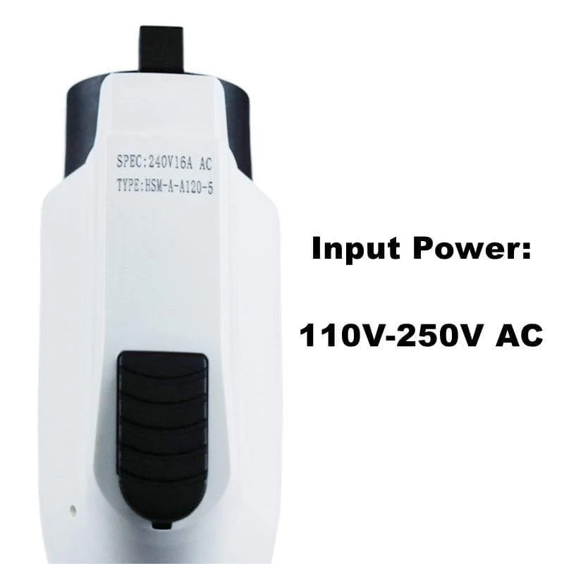 Tragbares 220-V-EV-Ladegerät SAE J1772 Typ 1 EVSE 8A 10A 13A 16A Einstellbarer Strom Elektrische Auto-Ladestation IP65