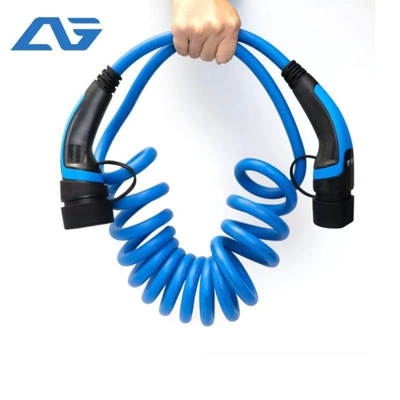 32A 22KW Typ 2 zu Typ 2 EV Ladekabel IEC 62196-2 EV Ladegerät Typ 2 EV Kabel 3 Phase für Elektrische Fahrzeug Ladestation