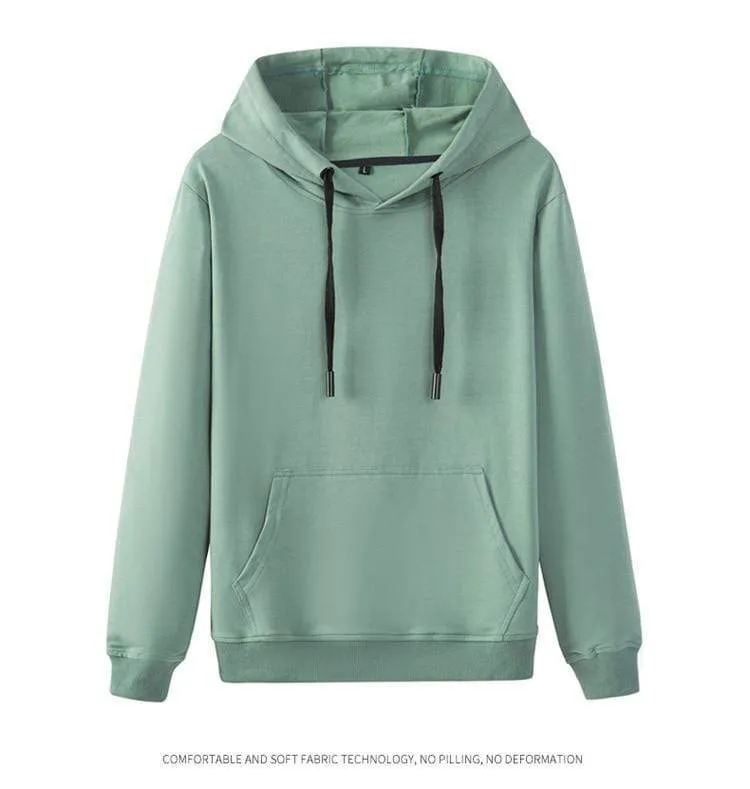 Herren Einfarbige Hoodies Herren Mode Lässige Hoodies Sweatshirts Herren Übergroße Hip Hop Hoodies Sweatshirt Tops