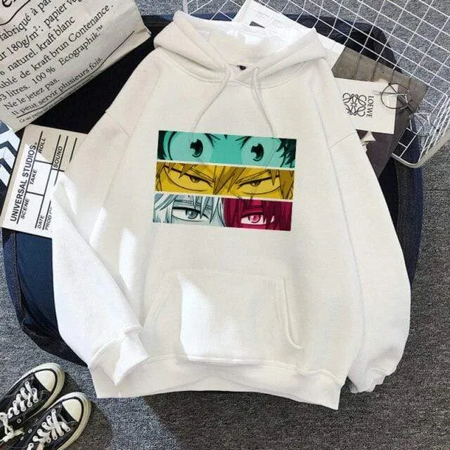 Academia Hoodies Japanischer Anime Bakugou Katsuki Herren Hoodie Boku No Hero Academia Streetwear Casual Harajuku Sweatshirts