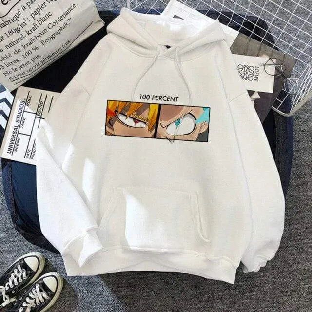 Academia Hoodies Japanischer Anime Bakugou Katsuki Herren Hoodie Boku No Hero Academia Streetwear Casual Harajuku Sweatshirts