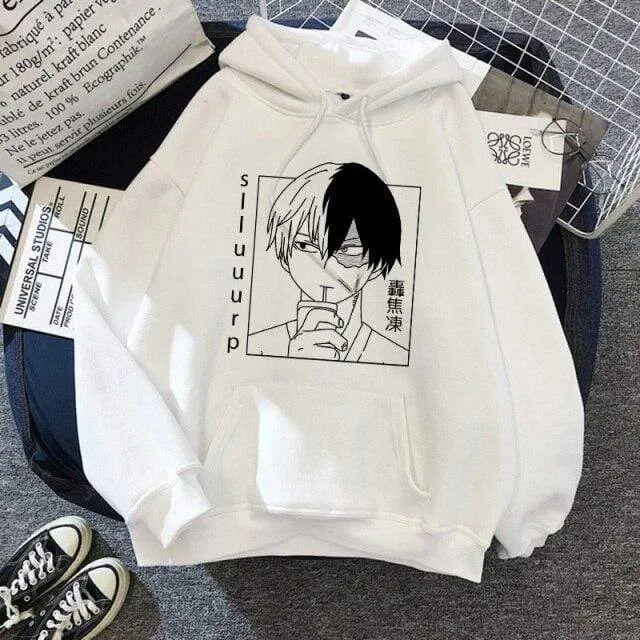 Academia Hoodies Japanischer Anime Bakugou Katsuki Herren Hoodie Boku No Hero Academia Streetwear Casual Harajuku Sweatshirts
