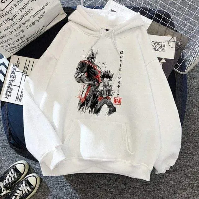 Academia Hoodies Japanischer Anime Bakugou Katsuki Herren Hoodie Boku No Hero Academia Streetwear Casual Harajuku Sweatshirts