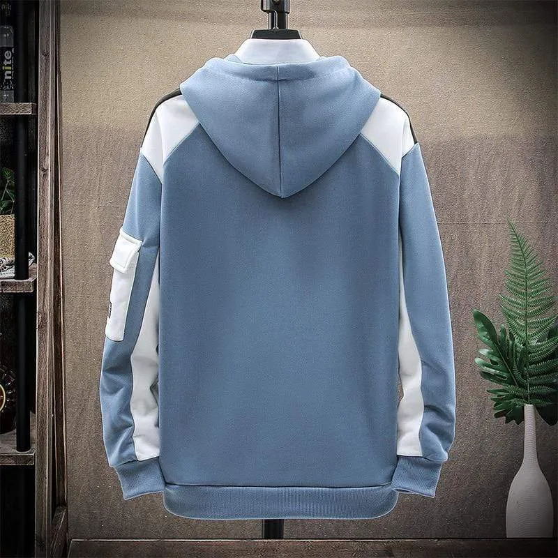 Herren Hoodies Männer Frühling Patchwork Sweatshirt Japanische Streetwear Harajuku Hip Hop Übergroßen Gelben Hoodie Männer