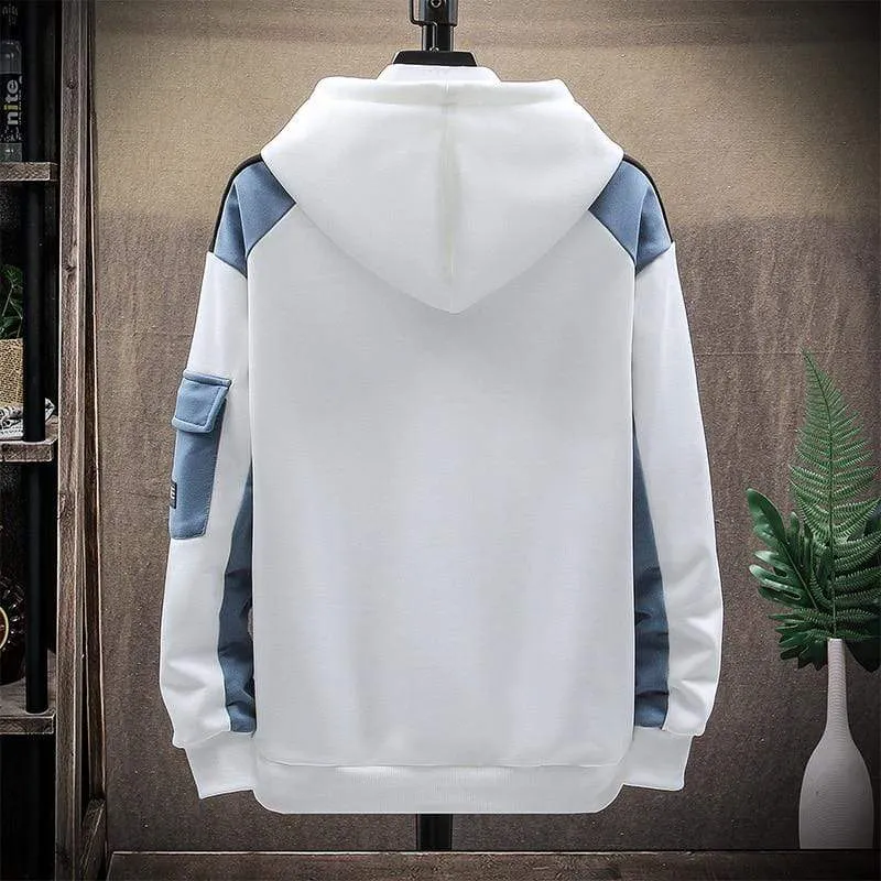 Herren Hoodies Männer Frühling Patchwork Sweatshirt Japanische Streetwear Harajuku Hip Hop Übergroßen Gelben Hoodie Männer