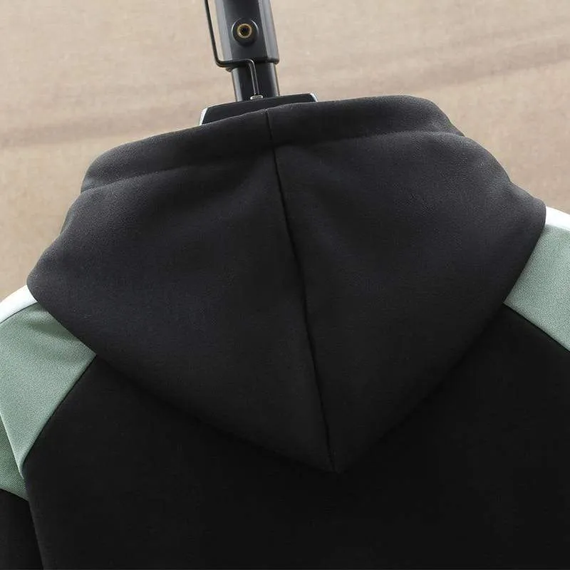 Herren Hoodies Männer Frühling Patchwork Sweatshirt Japanische Streetwear Harajuku Hip Hop Übergroßen Gelben Hoodie Männer