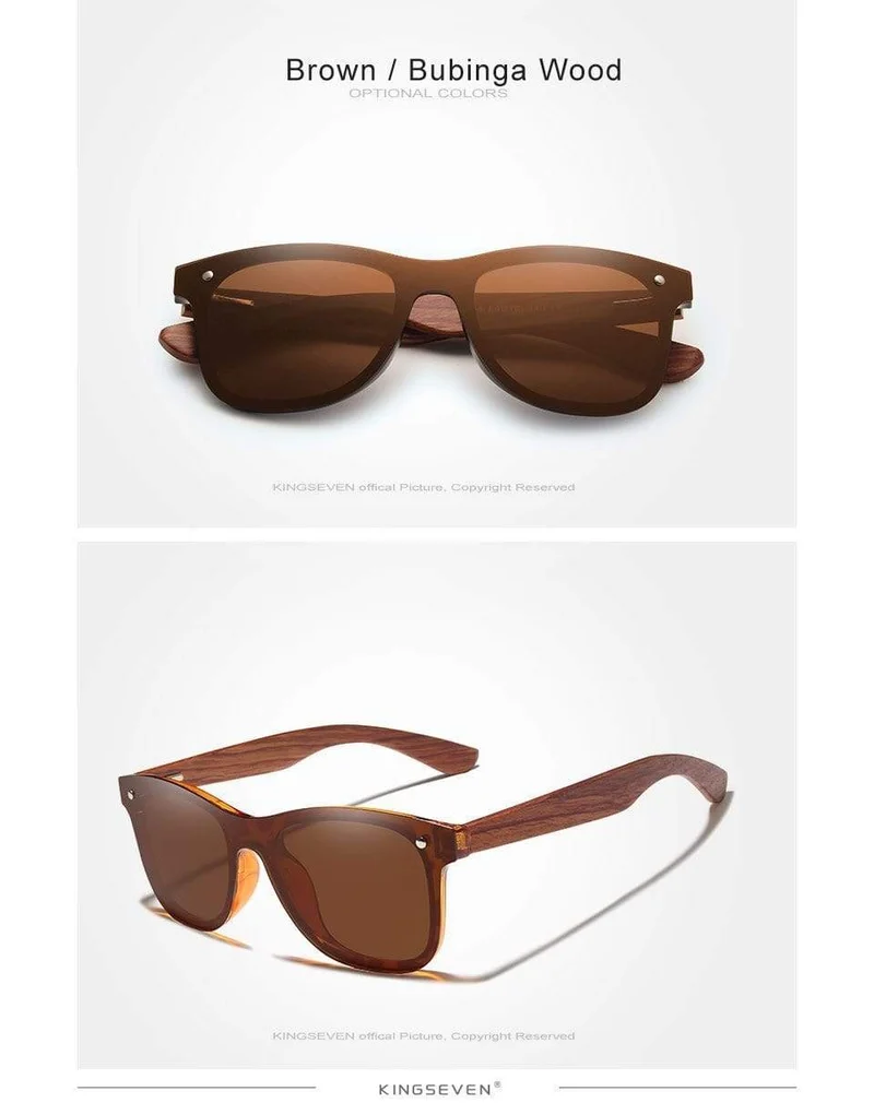 Natürliche Holz Sonnenbrille Männer Polarisierte Mode Sonnenbrille Original Holz Oculos De Sol Masculino