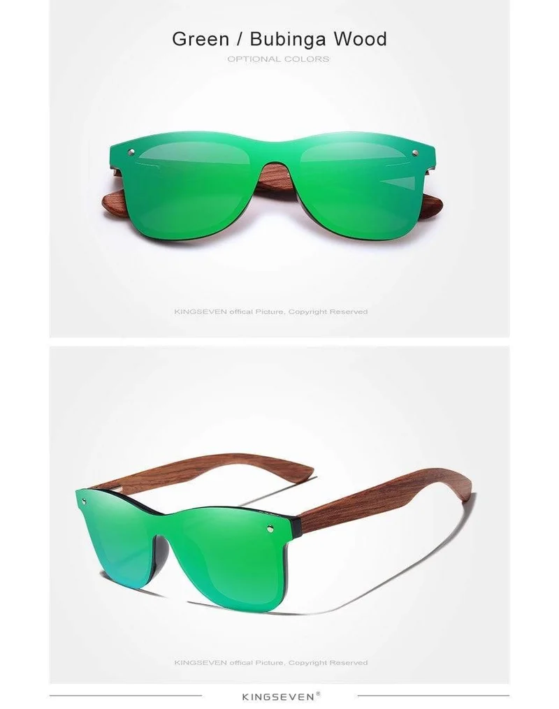 Natürliche Holz Sonnenbrille Männer Polarisierte Mode Sonnenbrille Original Holz Oculos De Sol Masculino
