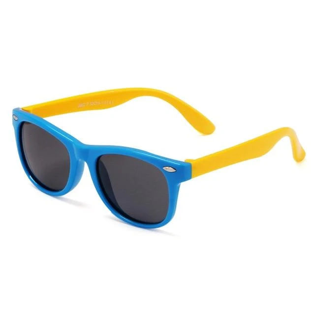 Kinder UV Polarisierte Sonnenbrille Kinder Sonnenbrille Polaroid Sonnenbrille für Mädchen Jungen Baby Brille Retro Brillen