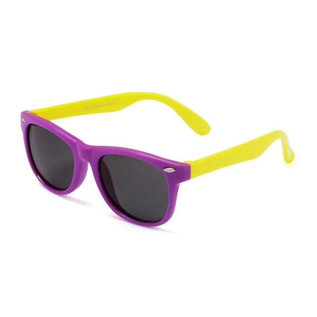 Kinder UV Polarisierte Sonnenbrille Kinder Sonnenbrille Polaroid Sonnenbrille für Mädchen Jungen Baby Brille Retro Brillen