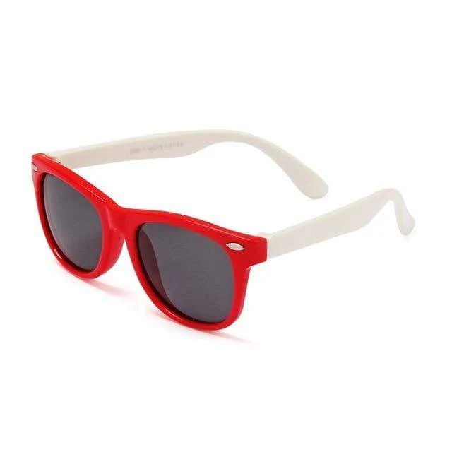 Kinder UV Polarisierte Sonnenbrille Kinder Sonnenbrille Polaroid Sonnenbrille für Mädchen Jungen Baby Brille Retro Brillen