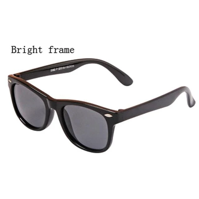 Kinder UV Polarisierte Sonnenbrille Kinder Sonnenbrille Polaroid Sonnenbrille für Mädchen Jungen Baby Brille Retro Brillen