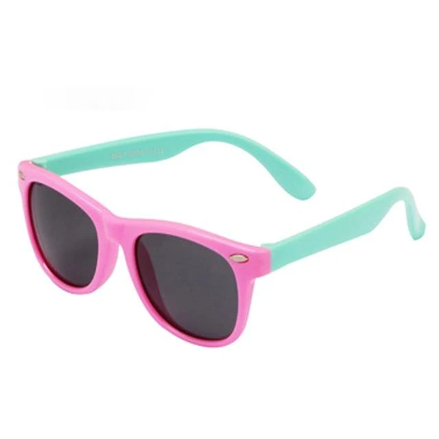 Kinder UV Polarisierte Sonnenbrille Kinder Sonnenbrille Polaroid Sonnenbrille für Mädchen Jungen Baby Brille Retro Brillen