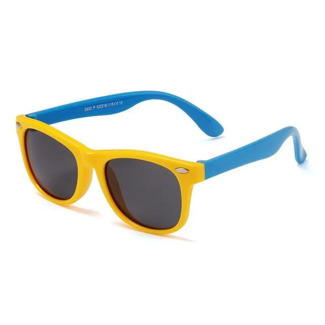 Kinder UV Polarisierte Sonnenbrille Kinder Sonnenbrille Polaroid Sonnenbrille für Mädchen Jungen Baby Brille Retro Brillen