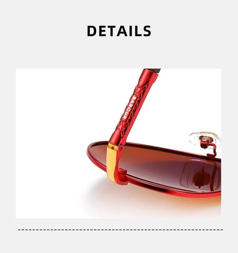 Aluminium Vintage Herren Sonnenbrillen Männer Polarisierte Beschichtung Klassische Sonnenbrille Frauen Schatten Männliche Autofahren Zubehör Brillen