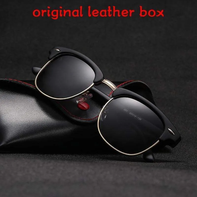 UV400 Polarisierte Sonnenbrille Männer Frauen Klassisch coole Retro-Sonnenbrille Beschichtung Mann Driving Shades Mode männlich Oculos