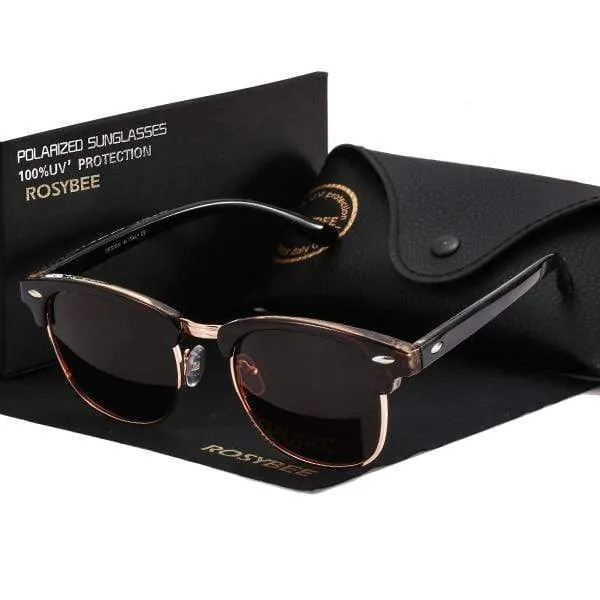 UV400 Polarisierte Sonnenbrille Männer Frauen Klassisch coole Retro-Sonnenbrille Beschichtung Mann Driving Shades Mode männlich Oculos