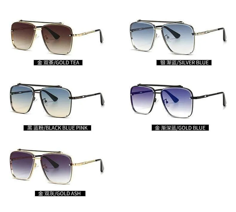 Mode-klassiker Mach Six Stil Gradienten Sonnenbrille Coole Männer Vintage Marke Design Sonnenbrille Oculos De Sol 2A102