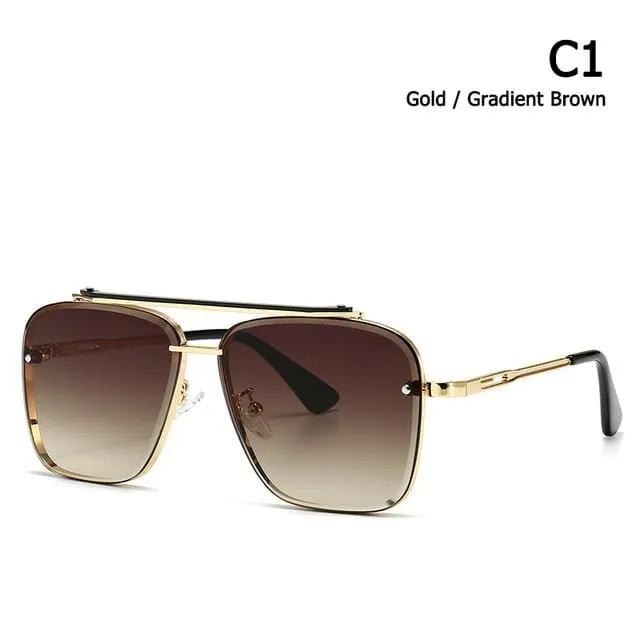 Mode-klassiker Mach Six Stil Gradienten Sonnenbrille Coole Männer Vintage Marke Design Sonnenbrille Oculos De Sol 2A102