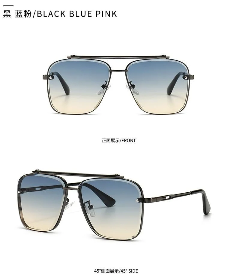 Mode-klassiker Mach Six Stil Gradienten Sonnenbrille Coole Männer Vintage Marke Design Sonnenbrille Oculos De Sol 2A102