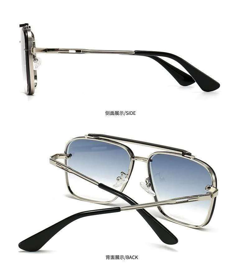 Mode-klassiker Mach Six Stil Gradienten Sonnenbrille Coole Männer Vintage Marke Design Sonnenbrille Oculos De Sol 2A102