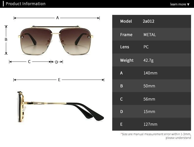Mode-klassiker Mach Six Stil Gradienten Sonnenbrille Coole Männer Vintage Marke Design Sonnenbrille Oculos De Sol 2A102