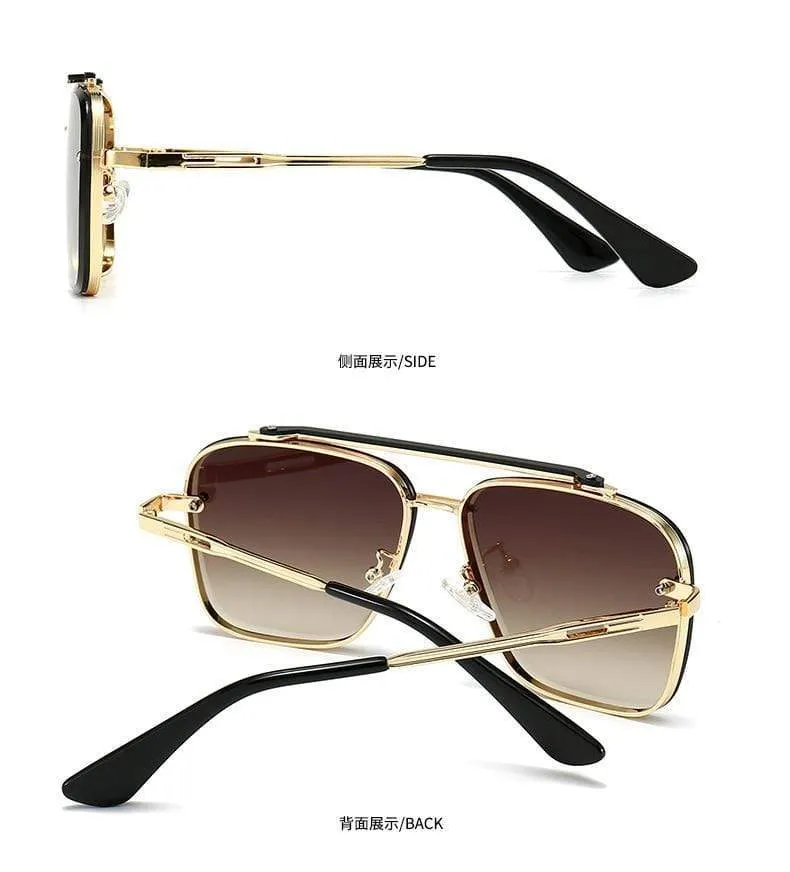 Mode-klassiker Mach Six Stil Gradienten Sonnenbrille Coole Männer Vintage Marke Design Sonnenbrille Oculos De Sol 2A102