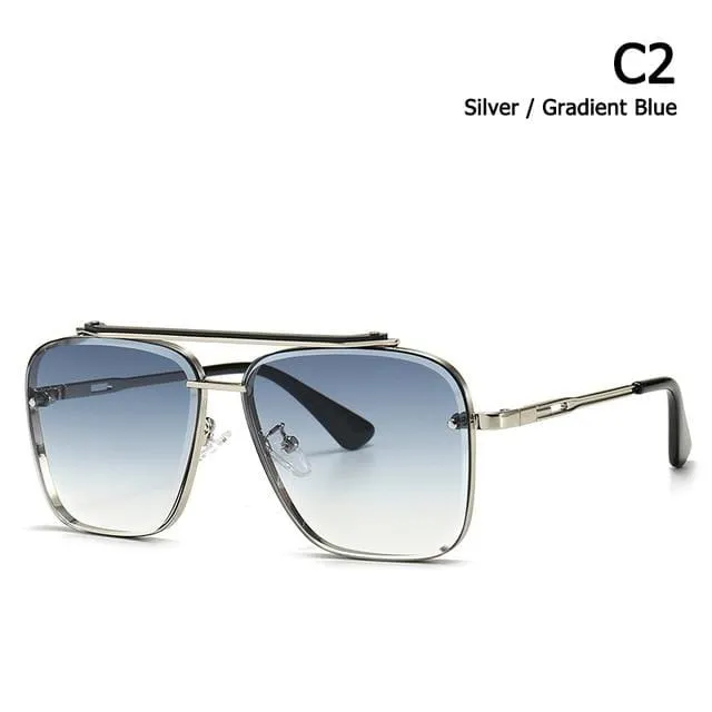 Mode-klassiker Mach Six Stil Gradienten Sonnenbrille Coole Männer Vintage Marke Design Sonnenbrille Oculos De Sol 2A102