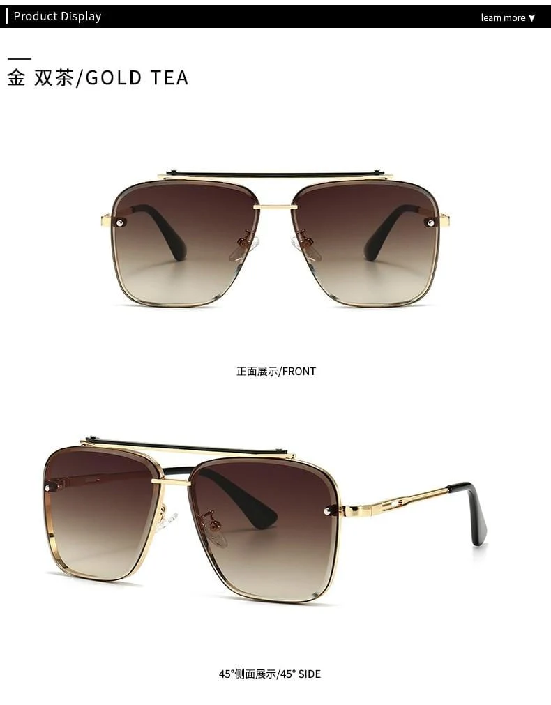 Mode-klassiker Mach Six Stil Gradienten Sonnenbrille Coole Männer Vintage Marke Design Sonnenbrille Oculos De Sol 2A102