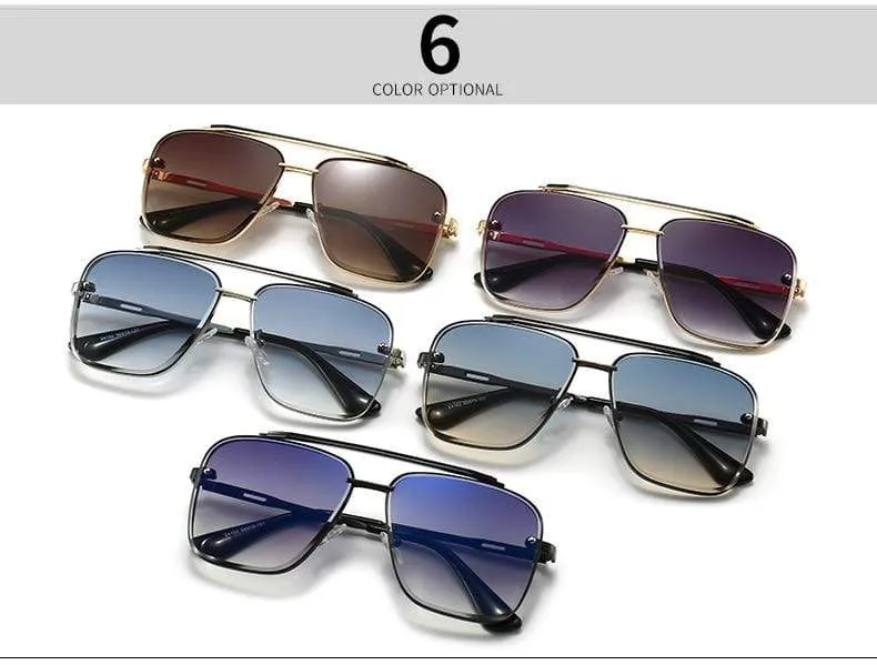 Mode-klassiker Mach Six Stil Gradienten Sonnenbrille Coole Männer Vintage Marke Design Sonnenbrille Oculos De Sol 2A102