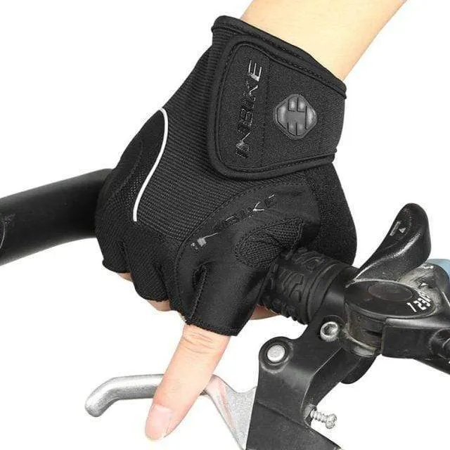 Fahrradhandschuhe Halbfinger-Fahrradhandschuhe Stoßfeste, atmungsaktive GEL-MTB-Mountainbike-Handschuhe Herren Sport-Fahrradbekleidung