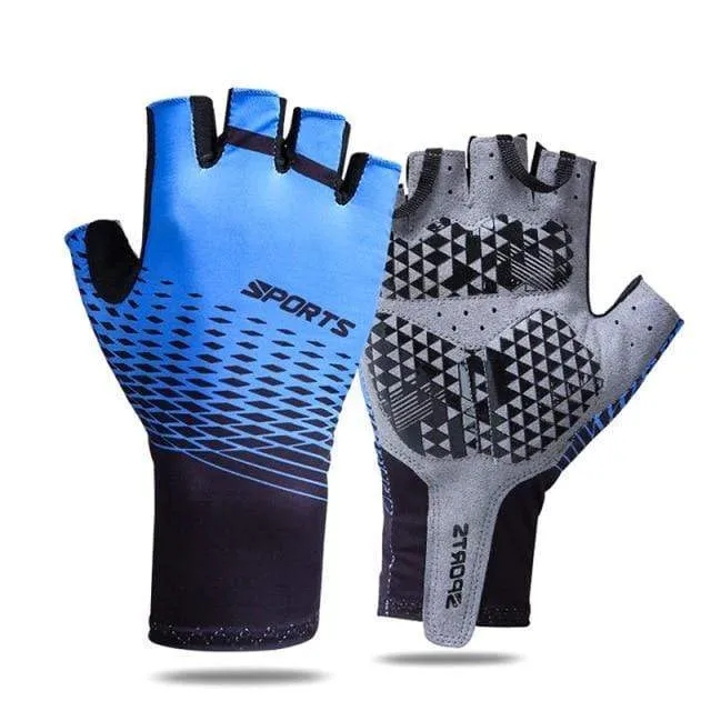 Herren Halbfinger Fahrradhandschuhe Sommer Damen Rennrad Gel Handschuhe Rennrad Anti-Rutsch Fahrrad Sporthandschuh