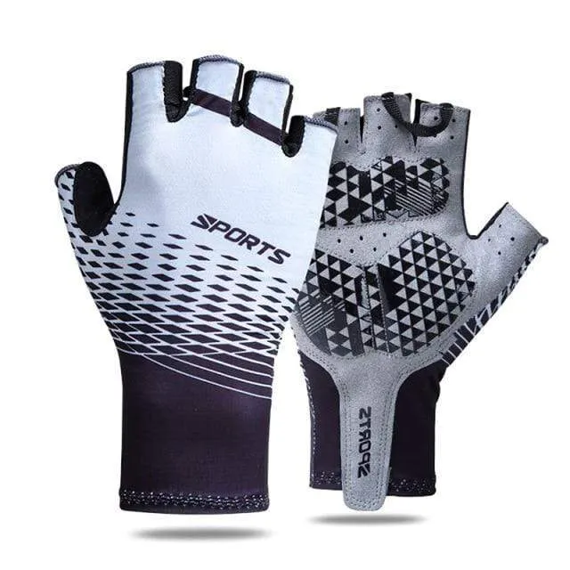 Herren Halbfinger Fahrradhandschuhe Sommer Damen Rennrad Gel Handschuhe Rennrad Anti-Rutsch Fahrrad Sporthandschuh